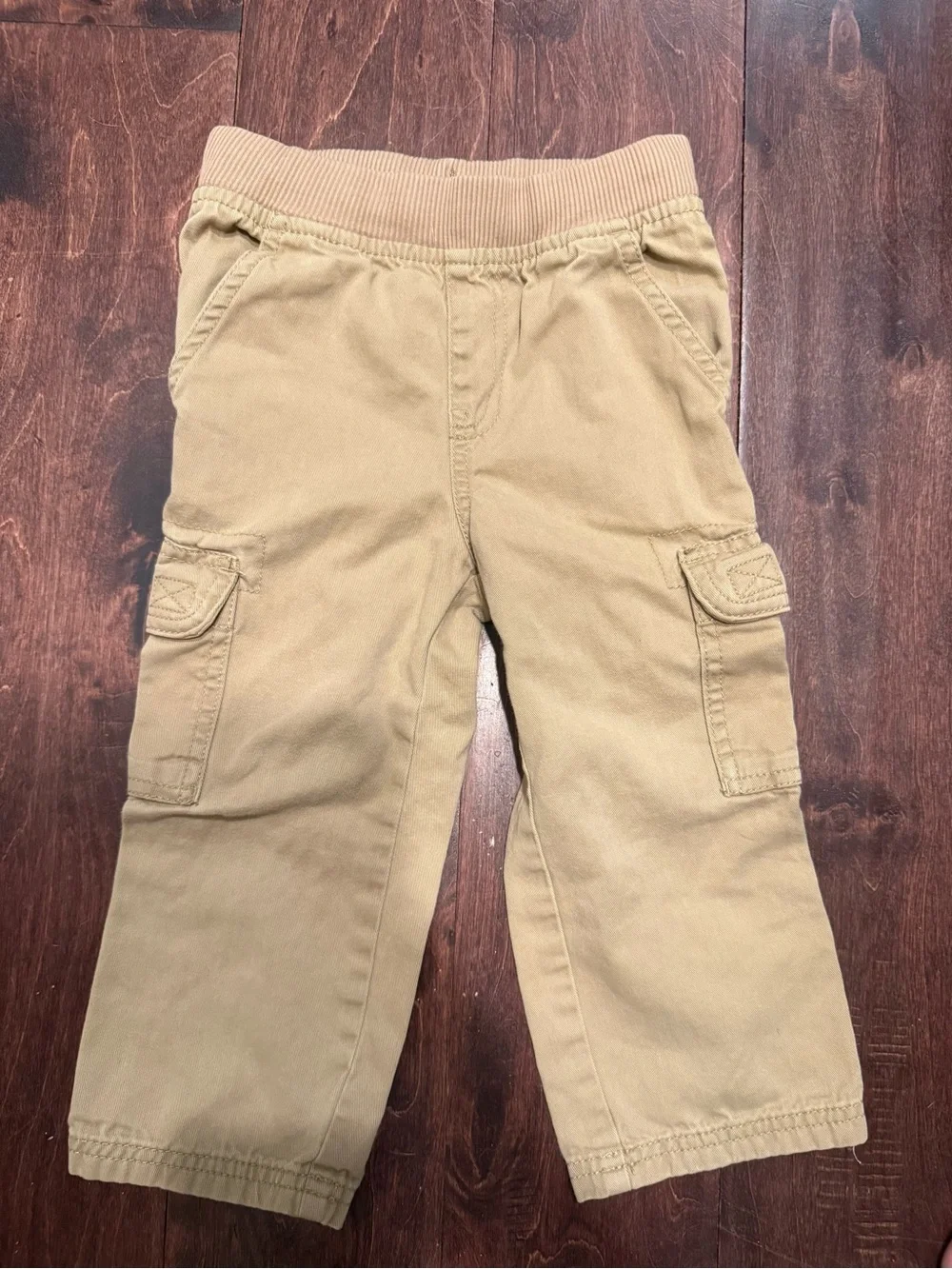 The Children's Place Tan Cargo Sweatpants - Elastic Waist